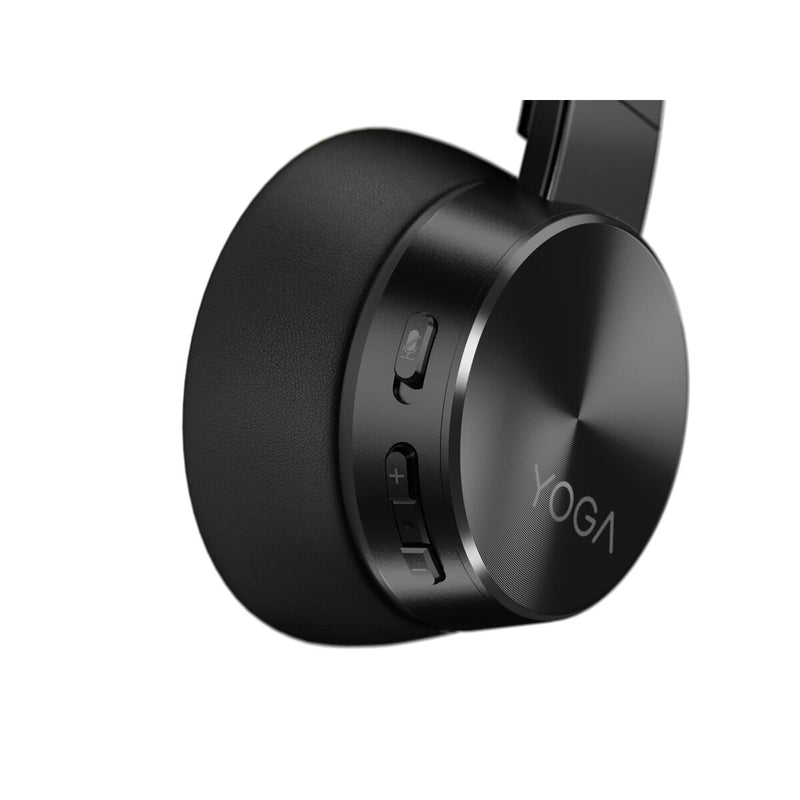 Auriculares Bluetooth com microfone Lenovo Yoga Preto