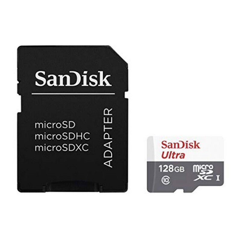 Cartão de Memória Micro SD com Adaptador SanDisk SDSQUNS-GN3MA C10 80 MB/s-100 MB/s