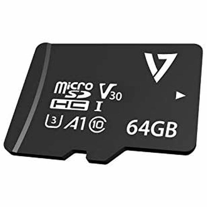 Cartão de Memória Micro SD com Adaptador V7 VPMD64GU3            64 GB