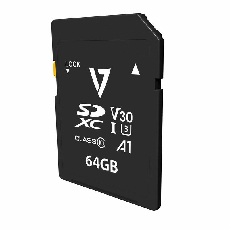 Cartão de Memória Micro SD com Adaptador V7 VPSD64GV30U3         64 GB