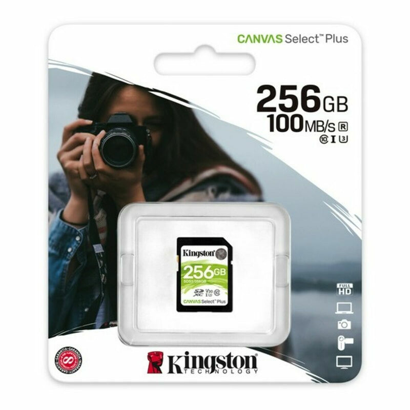 Cartão de Memória SD Kingston SDS2/256GB Preto 256 GB UHS-I