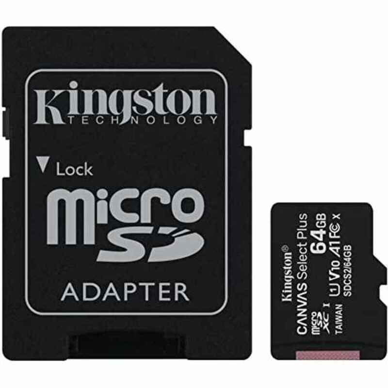 Cartão de Memória Micro SD com Adaptador Kingston exFAT