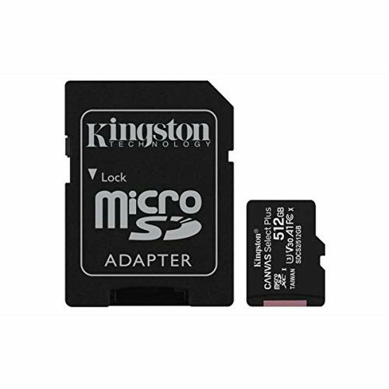 Cartão de Memória Micro SD com Adaptador Kingston SDCS2/512GB 512GB 2 g