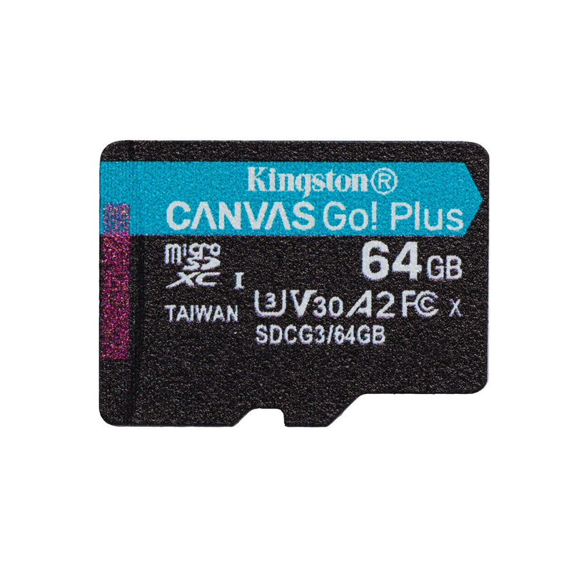 Cartão de Memória Micro SD com Adaptador Kingston SDCG3/64GBSP Preto 64 GB UHS-I