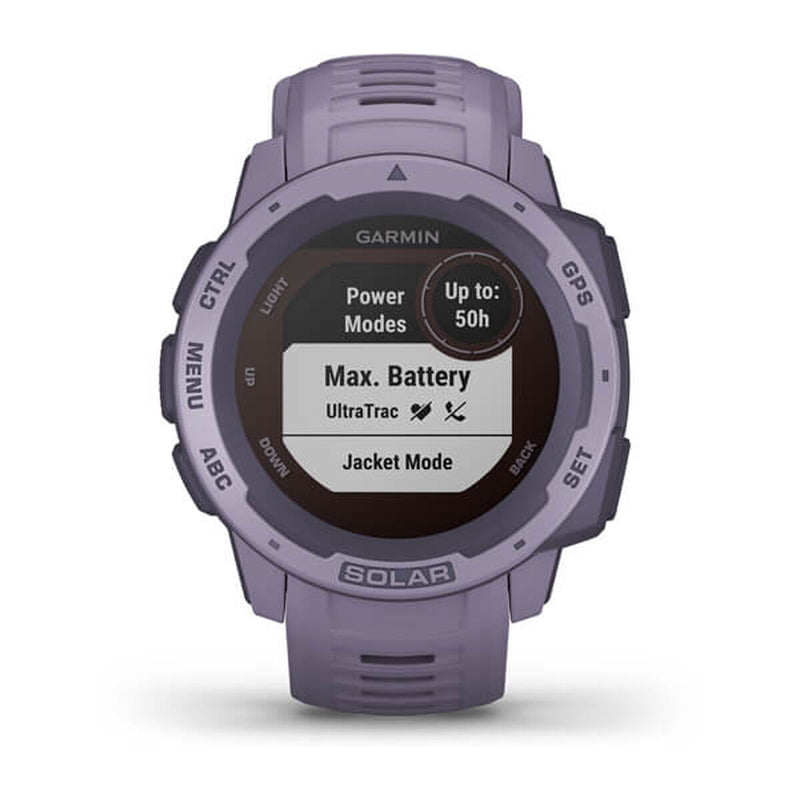 Smartwatch GARMIN Instinct Solar GPS Roxo 1"