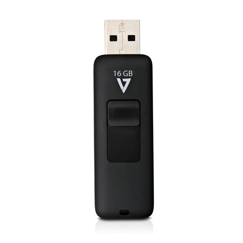 Cartão de Memória Micro SD com Adaptador V7 VF216GAR-3E          Preto 16 GB