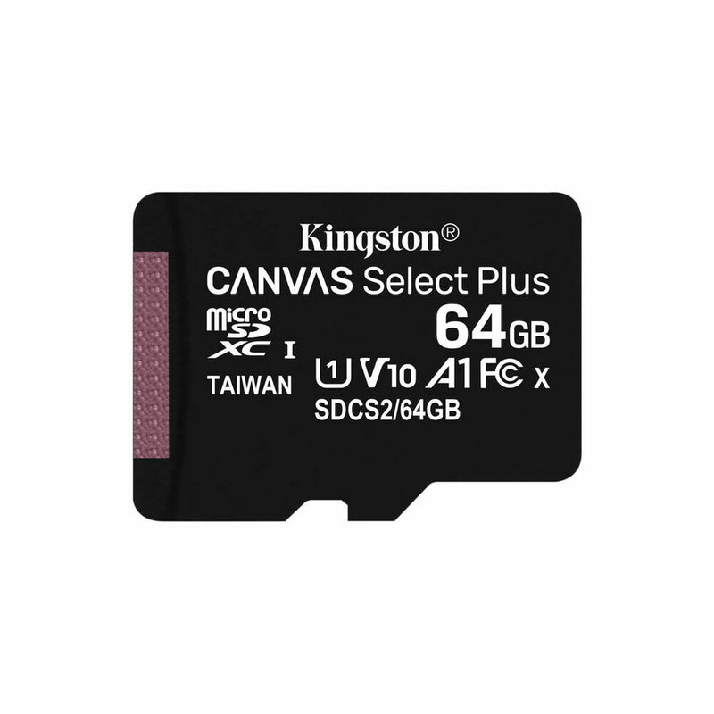 Cartão de Memória Micro SD com Adaptador Kingston SDCS2/64GBSP 64GB