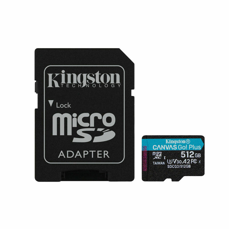 Cartão de Memória Micro SD com Adaptador Kingston SDCG3/512GB          Classe 10 512 GB UHS-I
