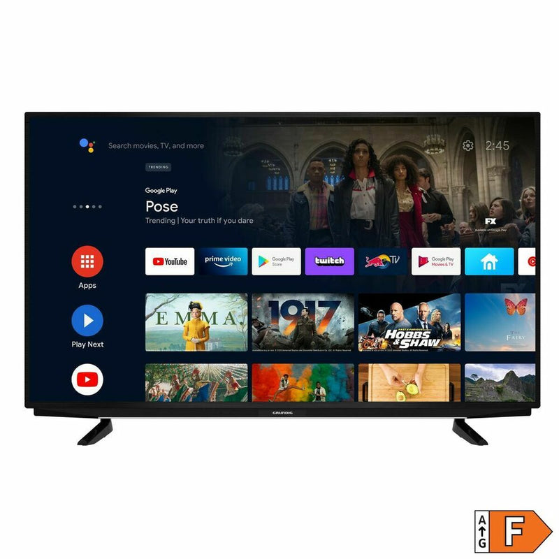 Smart TV Grundig 65GFU7960B 65" 4K Ultra HD IPS LED Android TV Preto