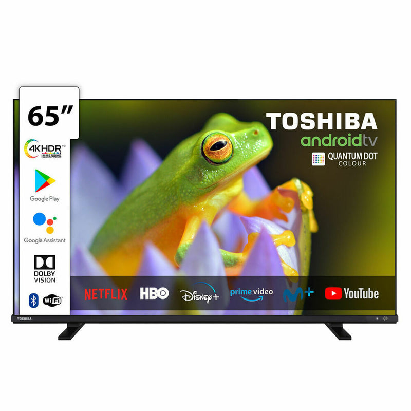 Smart TV Toshiba 65QA4C63DG 65" 4K ULTRA HD QLED WIFI 65" LED 4K Ultra HD HbbTV Direct-LED Dolby Vision,Hybrid Log-Gamma (HLG)
