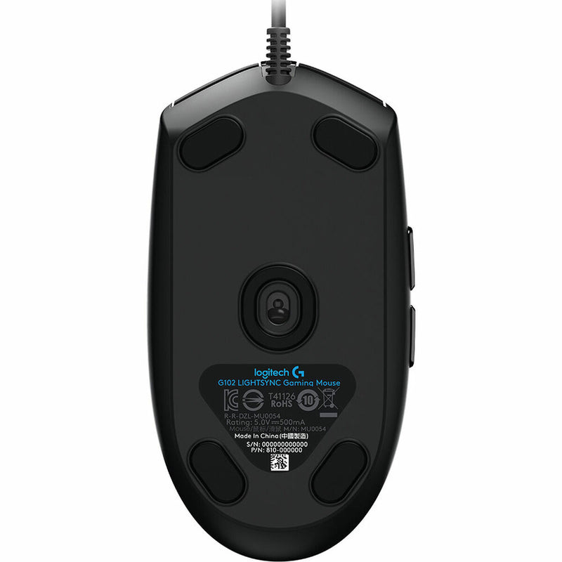 Rato Gaming Logitech G102 LIGHTSYNC Gaming Mouse Preto Wireless
