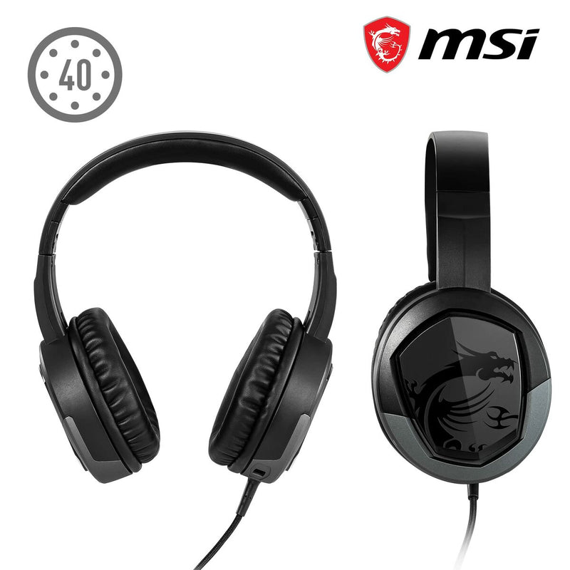 Auriculares MSI Immerse GH30 V2 Preto