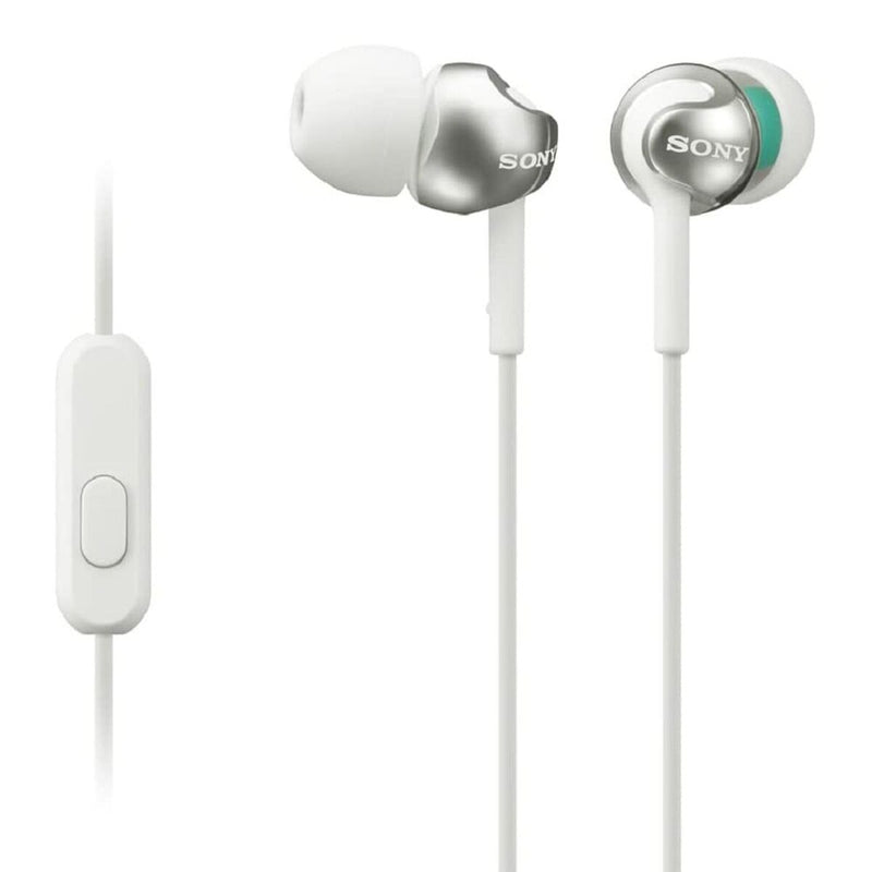 Auriculares de botão Sony MDR-EX110AP 3,5 mm Branco