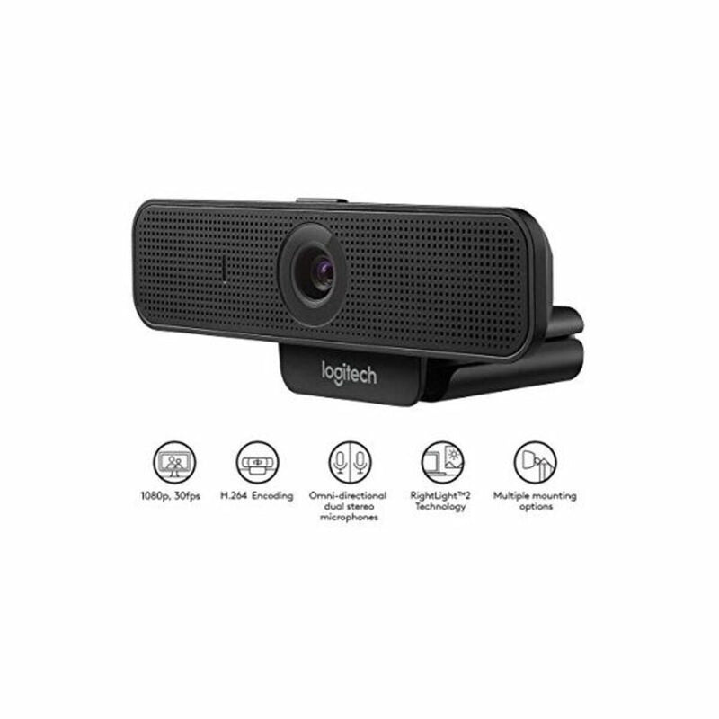 Webcam Logitech C925e HD 1080p Auto-Focus Preto Full HD 30 fps