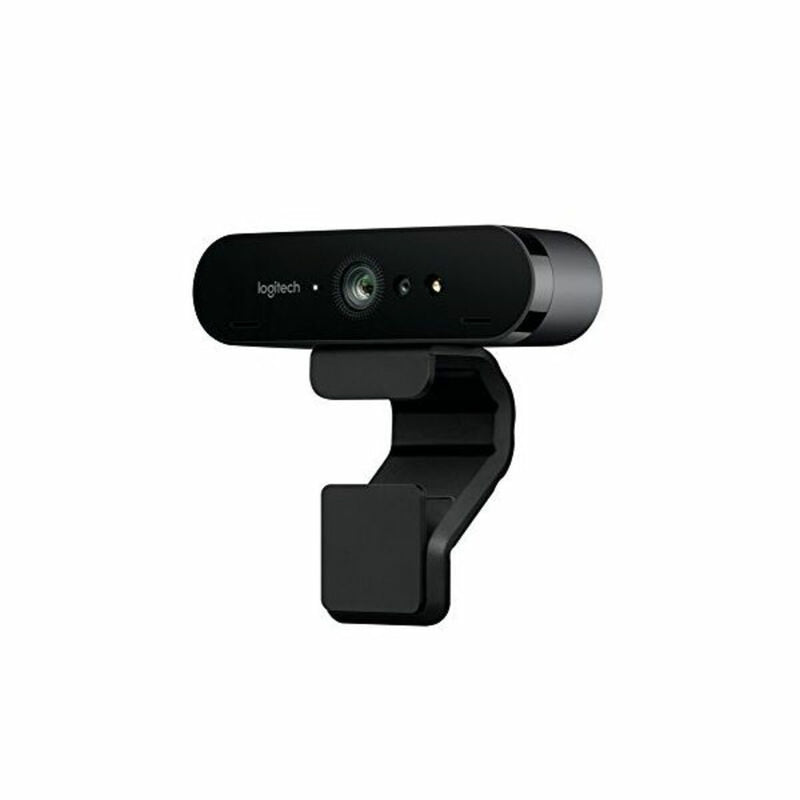 Webcam Logitech BRIO 4K Ultra HD RightLight 3 HDR Zoom 5x Streaming Infravermelhos Preto