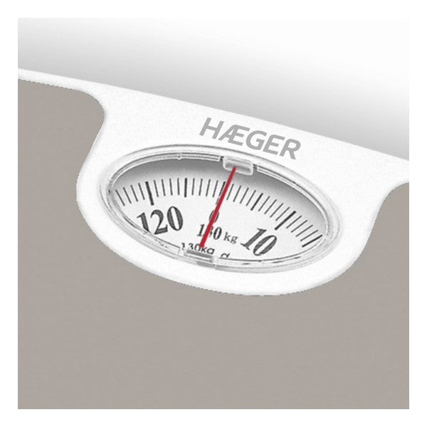 Balança Analógica Haeger Preto/Branco 130 KG
