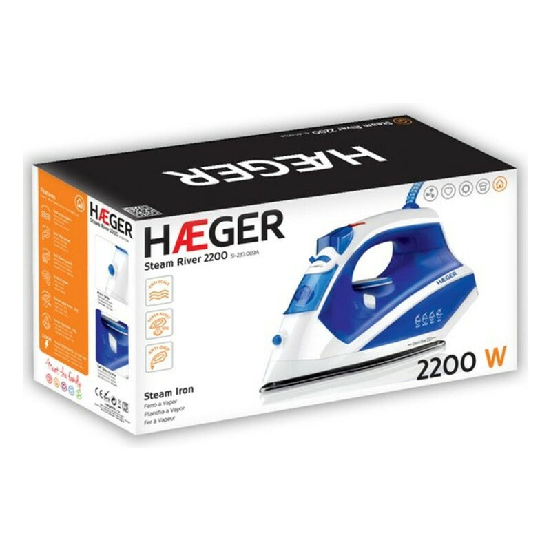 Ferro de Vapor Haeger SI-220.009B 2200W