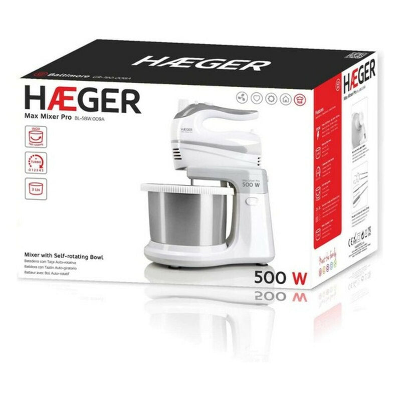 Misturadora-Amassadeira de Pão com Taça Haeger Max Mixer Pro 2 L 500W