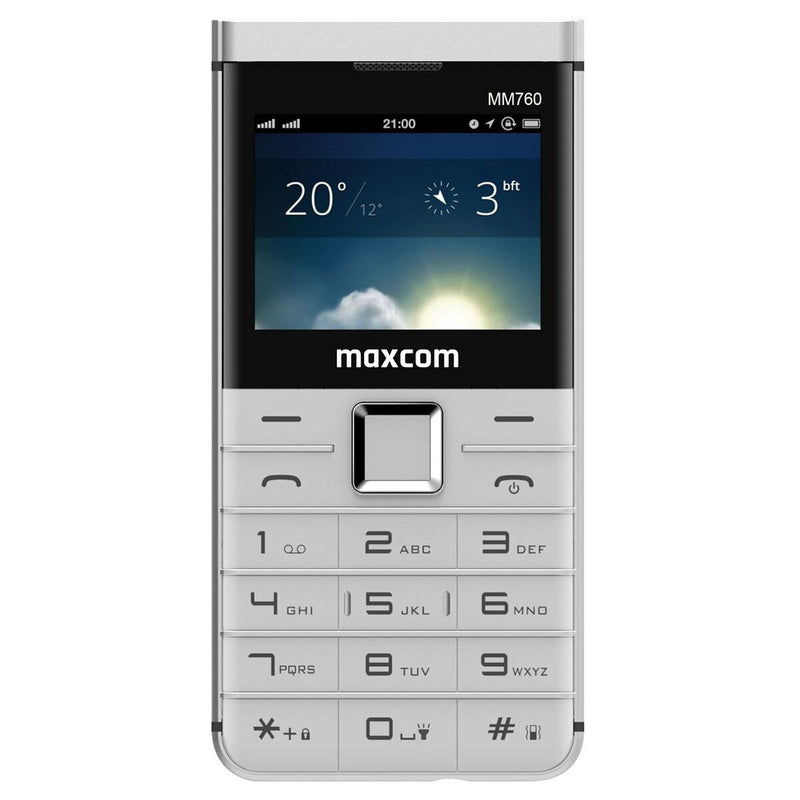 Telefone Móvel para Idosos Maxcom MM760 8 MB RAM Branco 2,3" 16 MB