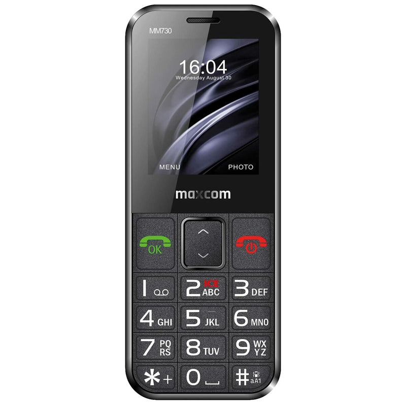 Telefone Móvel para Idosos Maxcom MM730 Preto 2,2"