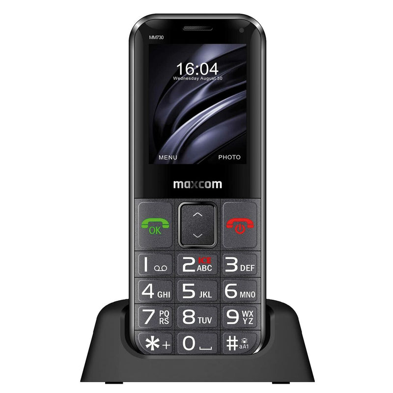 Telefone Móvel para Idosos Maxcom MM730 Preto 2,2"