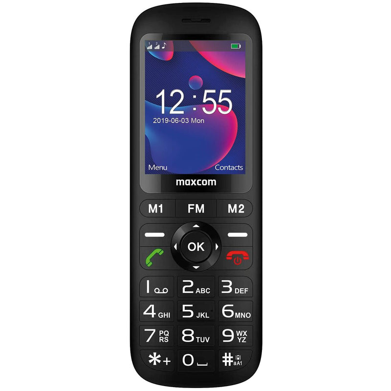Telefone Móvel para Idosos Maxcom MM740 4 GB Preto
