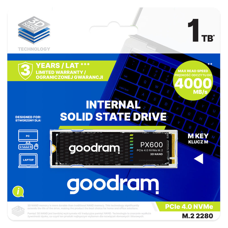 Disco Duro GoodRam PX600 500 GB SSD