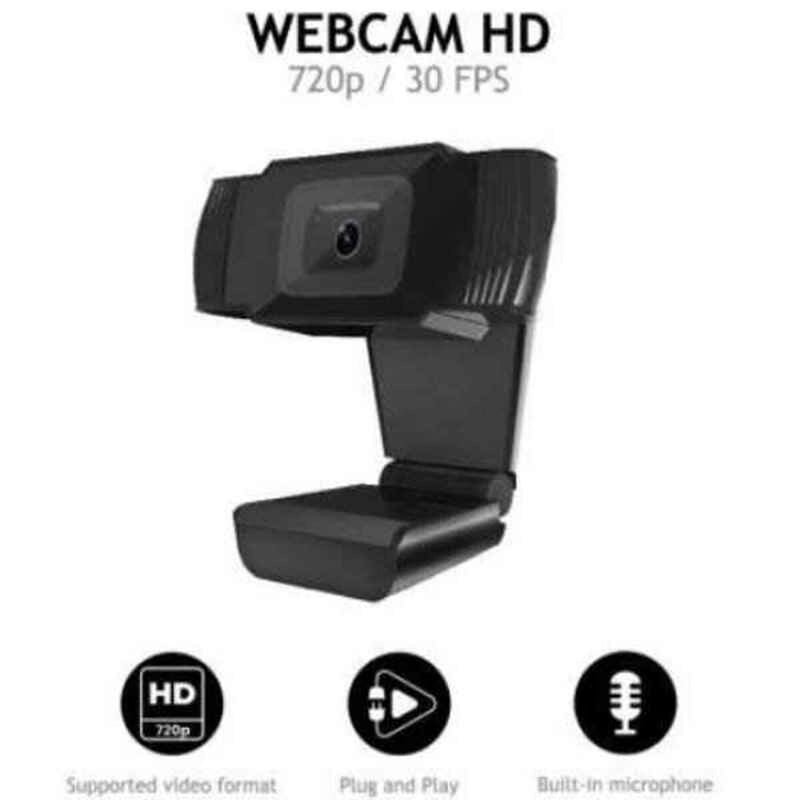 Webcam Nilox 8054320842996 HD 720P Preto