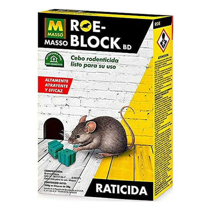 Rodenticida Massó Roe-Block 100 g