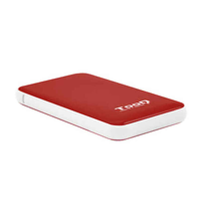 Caixa externa TooQ TQE-2528R 2,5" SATA USB 3.1 Vermelho