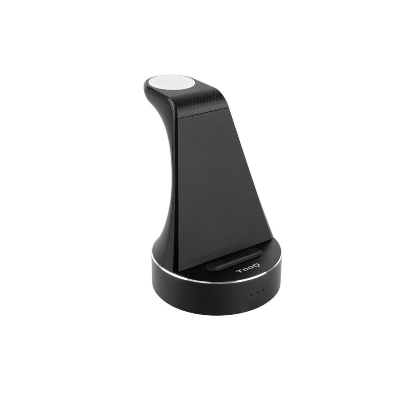 Carregador de Parede TooQ Base de Carga Inalámbrica para Apple Watch y iPhone/Smartphone, Negro Preto 15 W