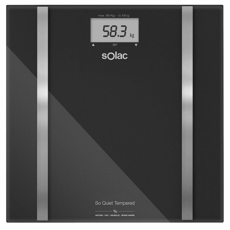 Balança digital para casa de banho Solac PD7636 Preto
