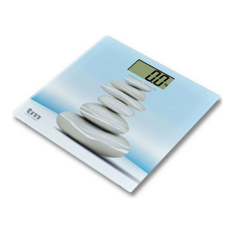 Balança digital para casa de banho TM Electron Zen Azul Slim (23 mm)