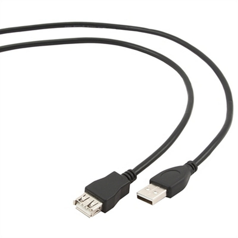 Cabo Alargador USB GEMBIRD CCP-USB2-AMAF-6 (1,8 m) Preto