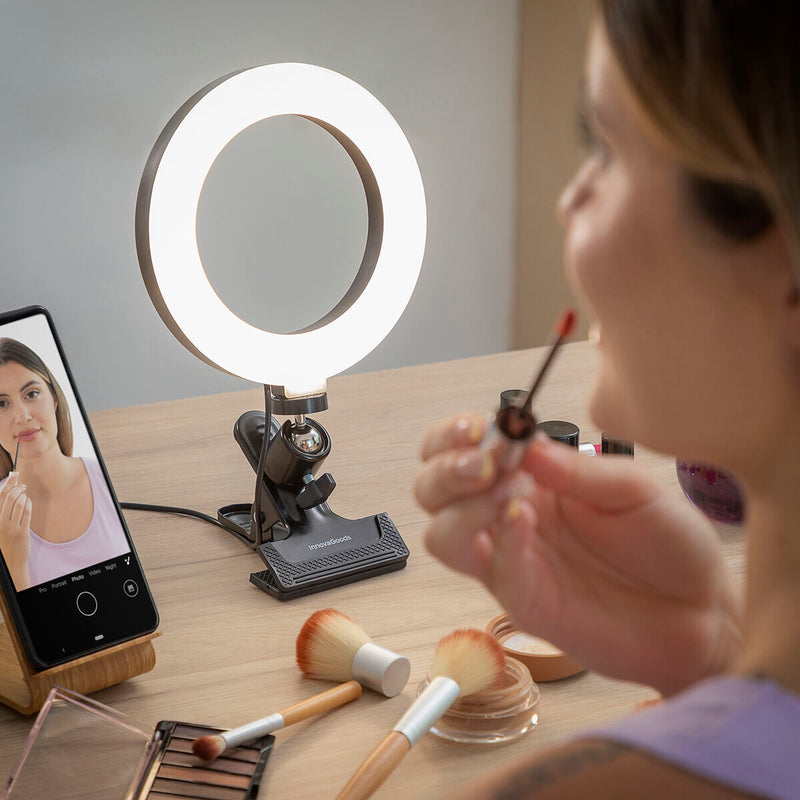 Aro de Luz Selfie com Pinça de Suporte Lumahoop InnovaGoods